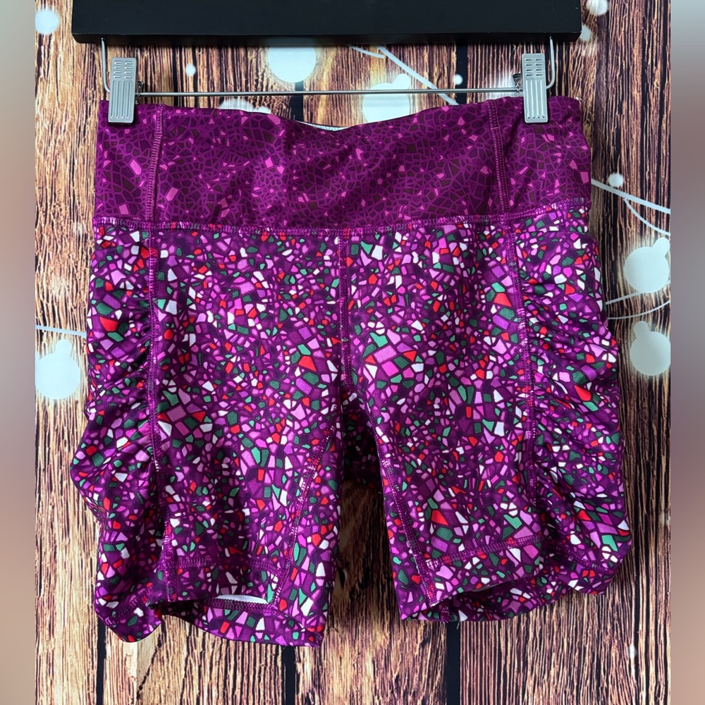 lululemon athletica Purple Mosaic Athletic Shorts
